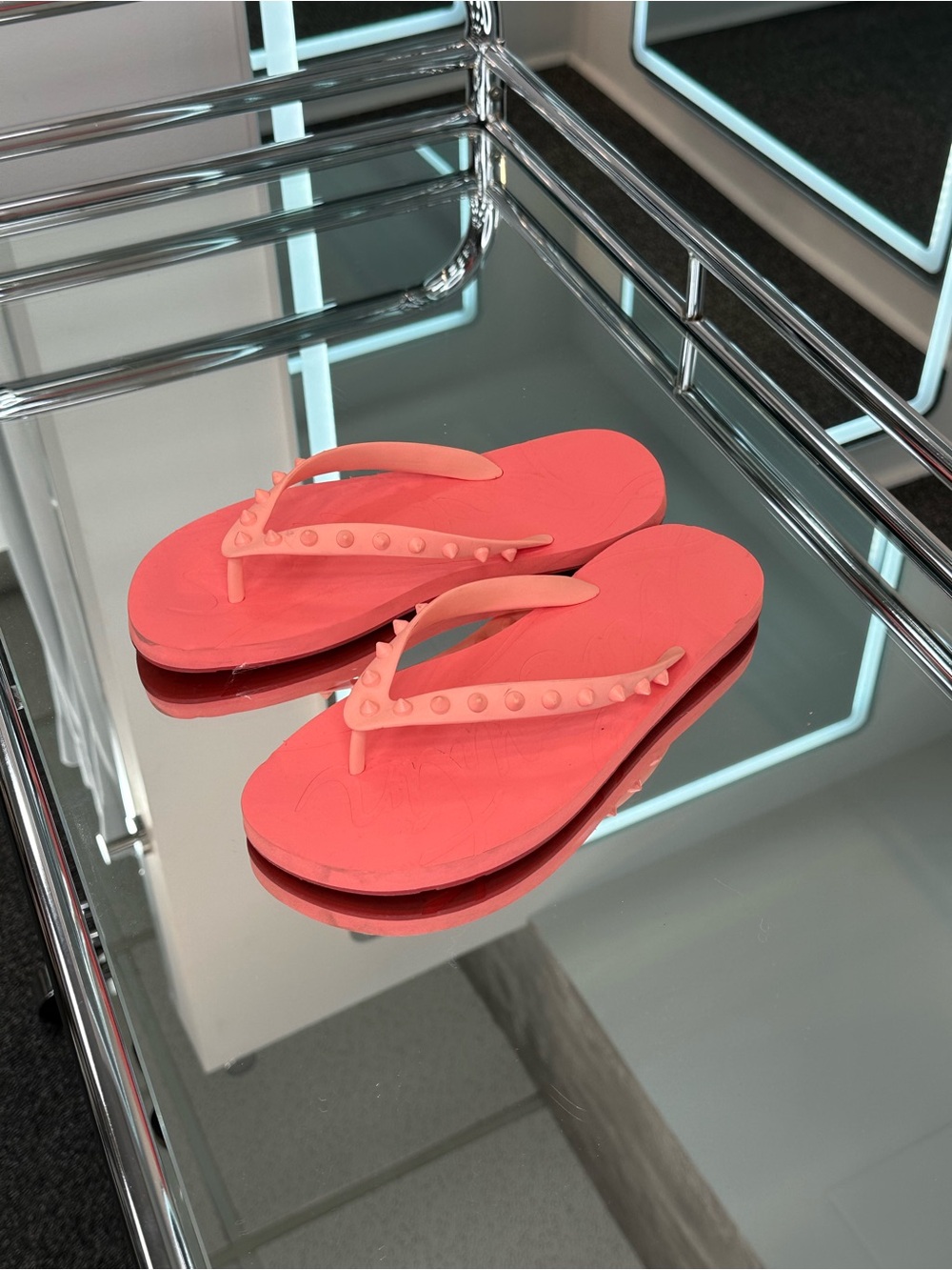 Christian Louboutin thong flip flop sandals